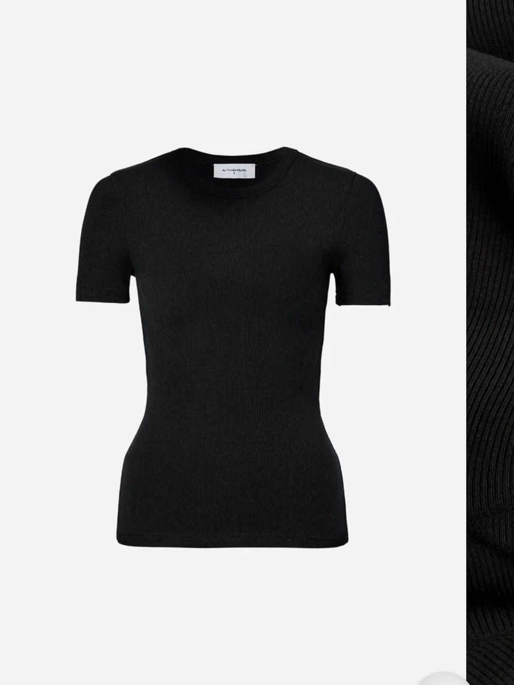 All Things Golden Luxe Rib Shirt